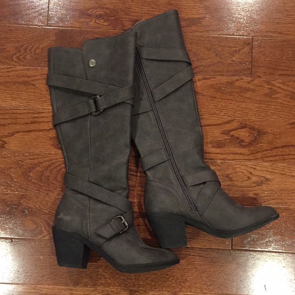 Blowfish Gray boot size 6.5 new